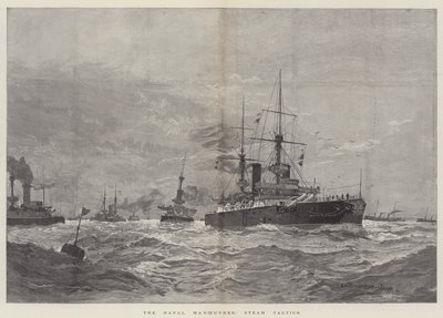 Las maniobras navales, tácticas de vapor de Henry Charles Seppings Wright